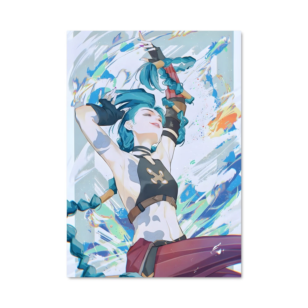 Poster Jinx lol – affiche League Of Legends
